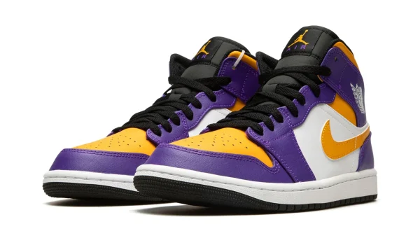 Air Jordan 1 Mid Lakers DQ8426-517 - Style - Image 2