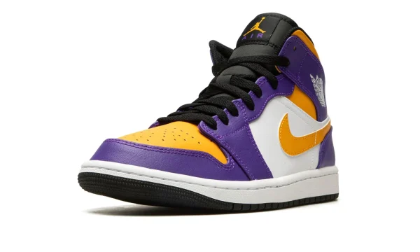 Air Jordan 1 Mid Lakers DQ8426-517 - Style - Image 4