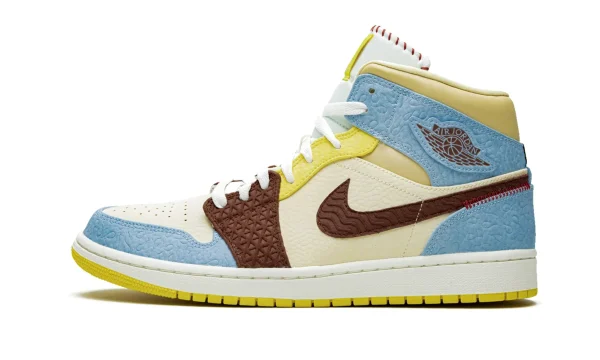 Maison Chateau Rouge x Air Jordan 1 Mid SE Fearless - CU2803-200 - Style