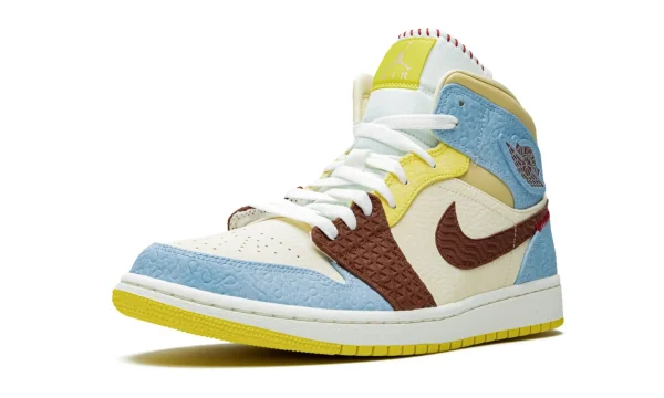 Maison Chateau Rouge x Air Jordan 1 Mid SE Fearless - CU2803-200 - Style - Image 4