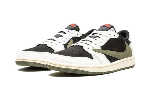 Air Jordan 1 Retro Low Og Sp Travis Scott Olive - Dz4137-106 - Iconic - Image 2