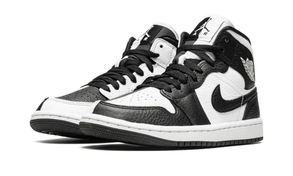 Air Jordan 1 Mid Homage Black White DR0501-101 - Style - Image 2
