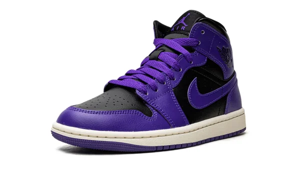 Air Jordan 1 Mid Purple Black Womens - BQ6472-051 - Streetwear - Image 4