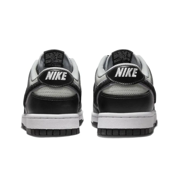 Dunk Low Chenille Swoosh Black Grey - Dq7683-001 - For Men - Image 5