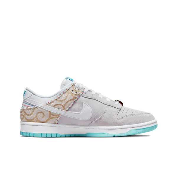 Dunk Low Se Barber Shop Grey - Dh7614-500 - For Men - Image 2
