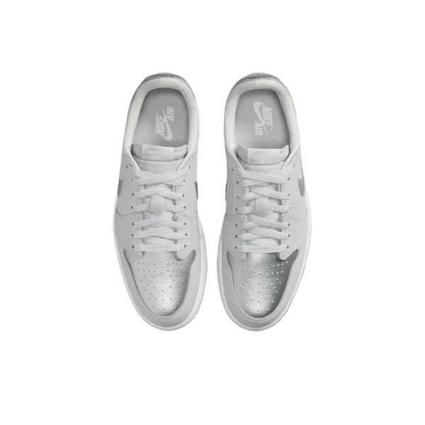 Air Jordan 1 Low Og Metallic Silver - Cz0790-002 - Iconic - Image 4