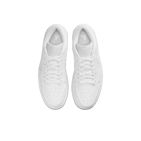 Air Jordan 1 Low 'Triple White' 2022 553558-136 - Iconic - Image 4