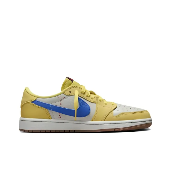Travis Scott X Air Jordan 1 Low Og Canary - Dz4137-700 - Style - Image 2