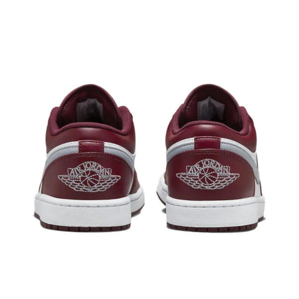 Air Jordan 1 Low White Bordeaux - 553558-615 - Drop - Image 5