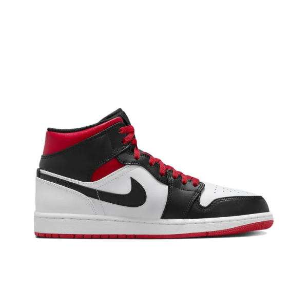 Air Jordan 1 Mid Gym Red Black Toe - Dq8426-106 - Streetwear - Image 2