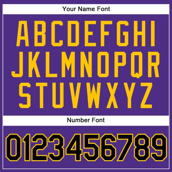 Purple Black Pinstripe Black-Gold Authentic Personalized Basketball Jersey - Image 4
