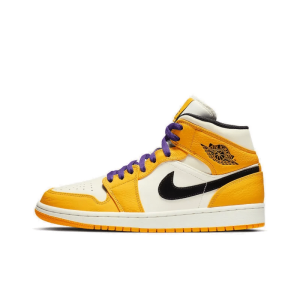 Air Jordan 1 Mid 'Lakers' 852542-700 - Drop