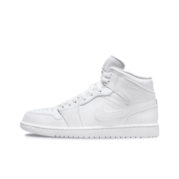 Air Jordan 1 Mid œTriple White - 554724-136 - Streetwear