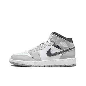 Air Jordan 1 Mid Light Smoke Grey Anthracite Gs - 554725-078 - Streetwear
