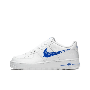 Air Force 1 Low Sketch Blue Swoosh Gs - Dm3177-102 - For Men