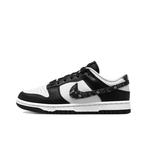 Dunk Low Black White Paisley Womens - Dh4401-100 - Limited