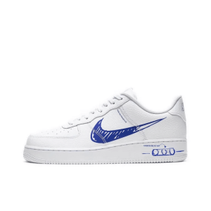 Air Force 1 Low Sketch White Blue - Cw7581-100 - Streetwear