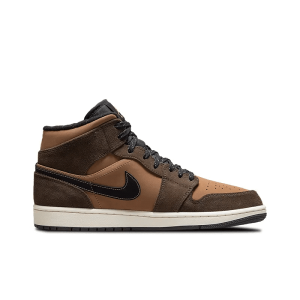 Air Jordan 1 Mid SE 'Dark Chocolate' DC7294-200 - Streetwear - Image 3