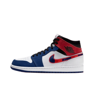 Air Jordan 1 Mid 'Multicolored Swoosh' 852542-146 - Style