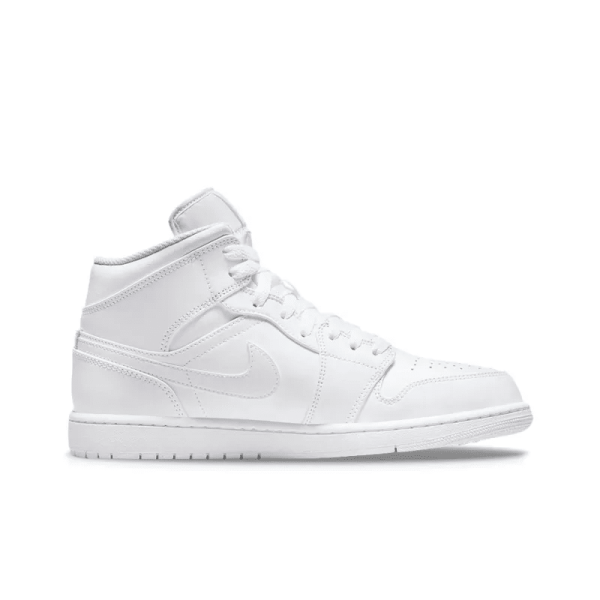 Air Jordan 1 Mid œTriple White - 554724-136 - Streetwear - Image 3