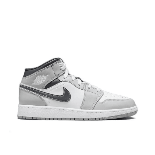 Air Jordan 1 Mid Light Smoke Grey Anthracite Gs - 554725-078 - Streetwear - Image 3
