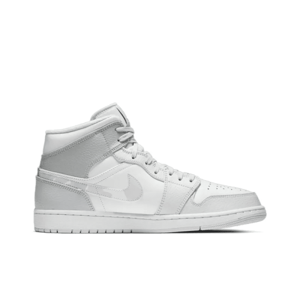 Air Jordan 1 Mid Swoosh Logo - Grey Camo - DC9035-100 - Iconic - Image 3