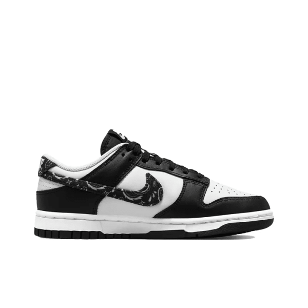 Dunk Low Black White Paisley Womens - Dh4401-100 - Limited - Image 2