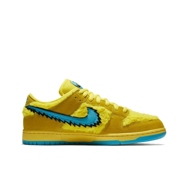 Grateful Dead X Dunk Low Sb Yellow Bear - Cj5378-700 - Drop - Image 2