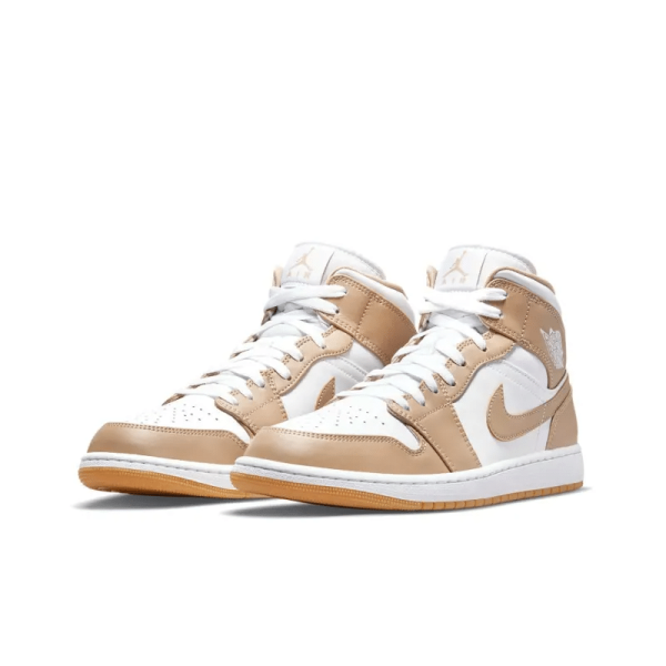 Air Jordan 1 Mid 'Tan Gum' E553558-171 - For Men - Image 4