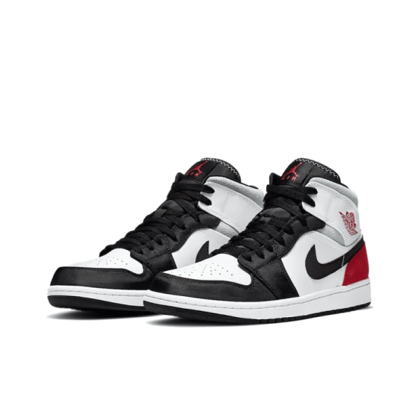 Air Jordan 1 Mid SE 'Red Black Toe' 852542-100 - Iconic - Image 4