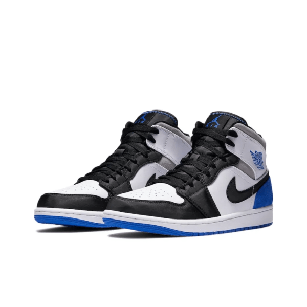 Air Jordan 1 Mid SE 'Royal Black Toe' 852542-102 - Limited - Image 4