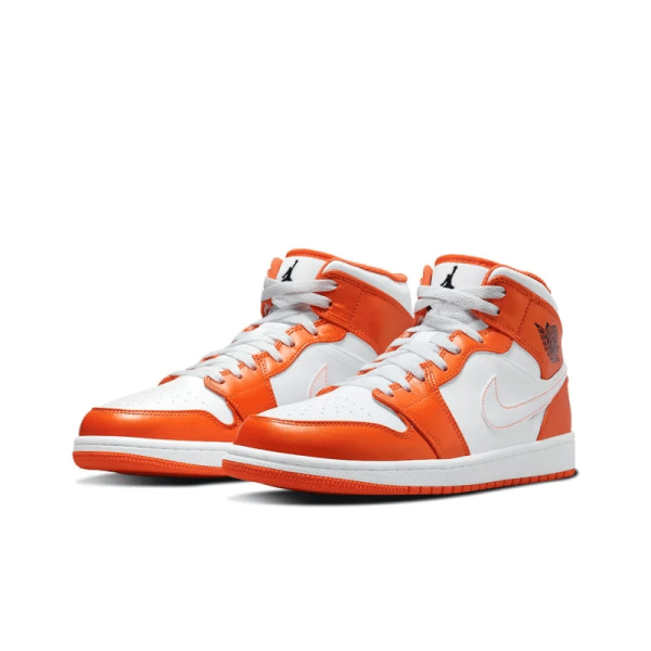 Air Jordan 1 Mid SE Electro Orange - DM3531-800 - Style - Image 4