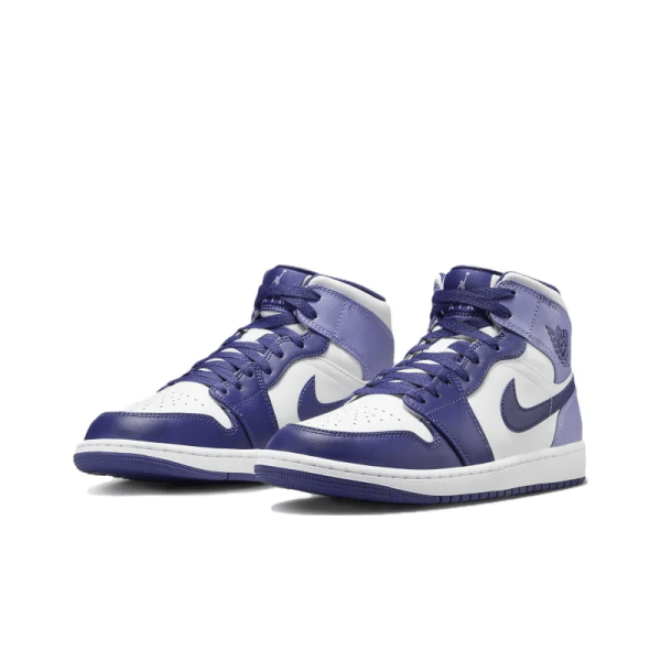 Air Jordan 1 Mid Blueberry - DQ8426-515 - Drop - Image 4