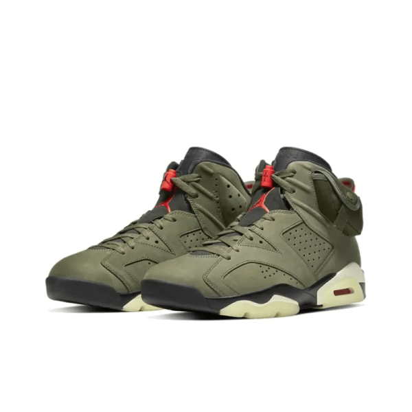 Air Jordan 6 x Travis Scott Medium Olive - CN1084-200 – Streetwear - Image 4