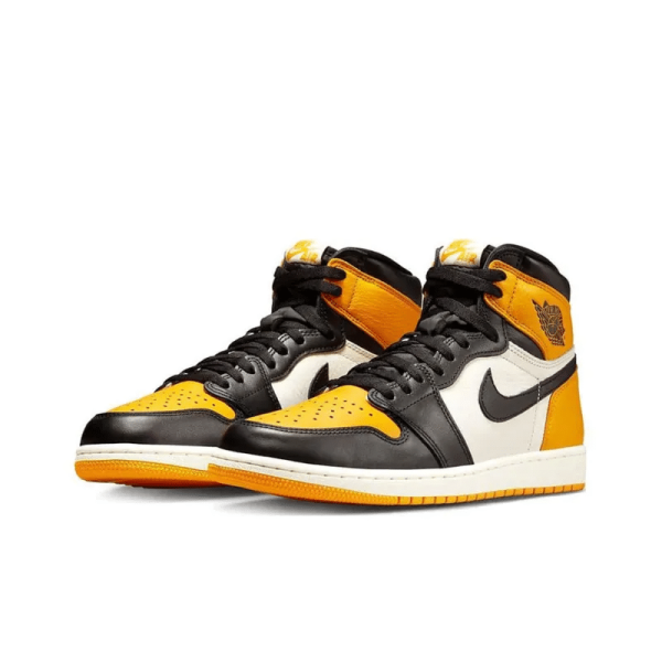 Air Jordan 1 Retro High OG 'Yellow Toe' 555088-711 - Drop - Image 4