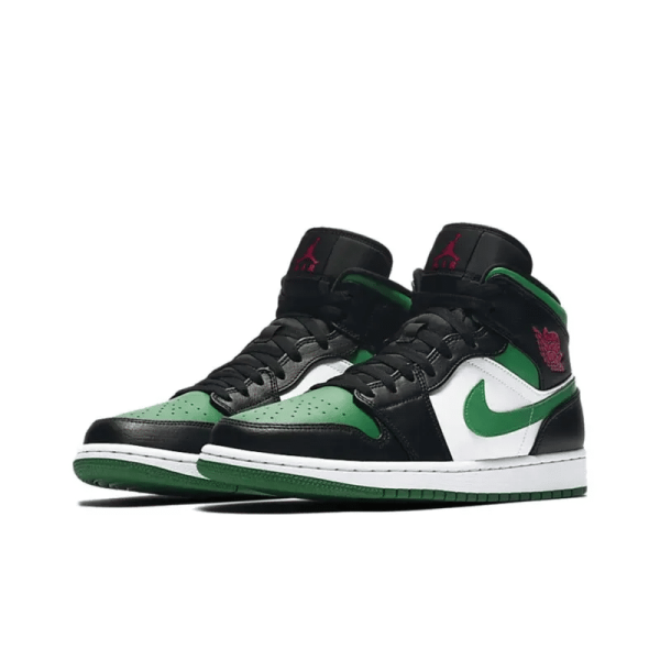 Air Jordan 1 Mid 'Pine Green' 554724-067 - For Men - Image 4