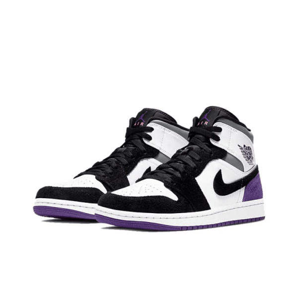 Air Jordan 1 Mid SE 'Varsity Purple' 852542-105 - Streetwear - Image 4