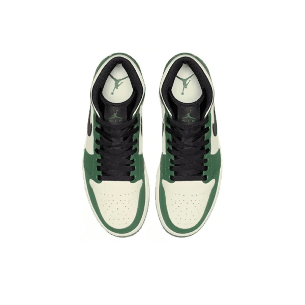 Air Jordan 1 Mid 'Pine Green' 852542-301 - Drop - Image 4