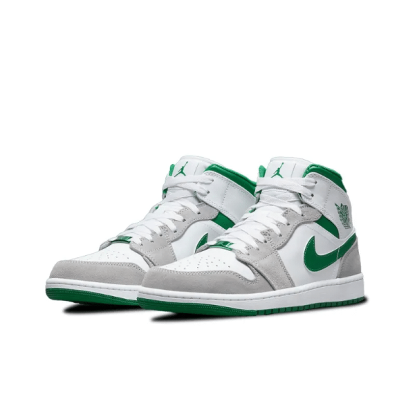 Air Jordan 1 Mid SE 'Grey Pine Green' DC7294-103 - For Men - Image 4