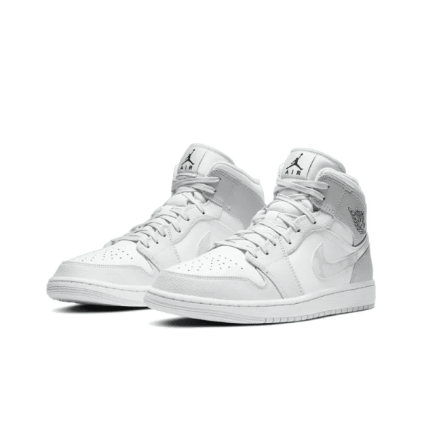 Air Jordan 1 Mid Swoosh Logo - Grey Camo - DC9035-100 - Iconic - Image 4