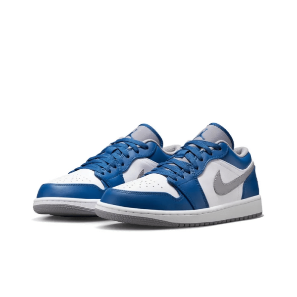 Air Jordan 1 Low ?True Blue? 553558-412 - Drop - Image 4