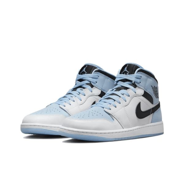 Air Jordan 1 Mid Se Ice Blue 2023 - Dv1308-104 - Iconic - Image 4