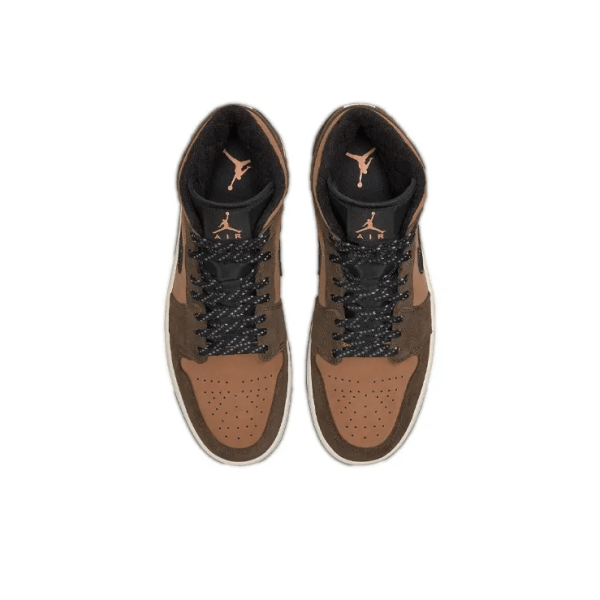Air Jordan 1 Mid SE 'Dark Chocolate' DC7294-200 - Streetwear - Image 5