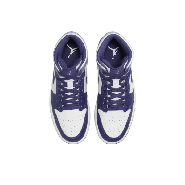 Air Jordan 1 Mid Blueberry - DQ8426-515 - Drop - Image 5