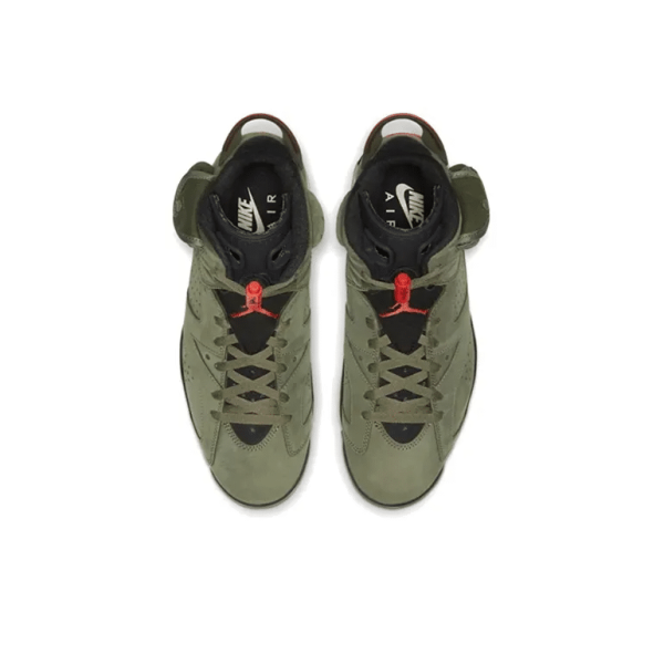Air Jordan 6 x Travis Scott Medium Olive - CN1084-200 – Streetwear - Image 5