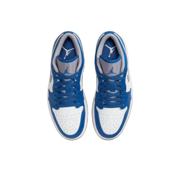 Air Jordan 1 Low ?True Blue? 553558-412 - Drop - Image 5