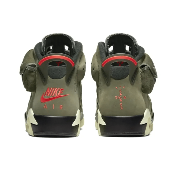 Air Jordan 6 x Travis Scott Medium Olive - CN1084-200 – Streetwear - Image 6