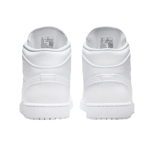 Air Jordan 1 Mid œTriple White - 554724-136 - Streetwear - Image 6