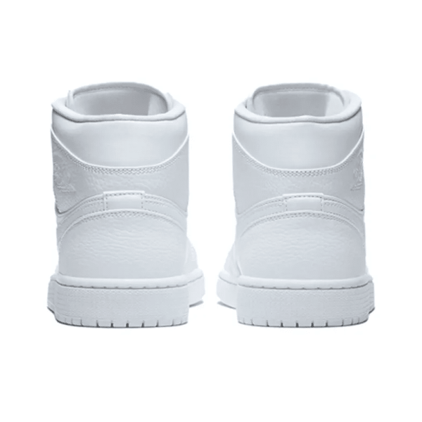 Air Jordan 1 Mid 'Triple White' 554724-130 - Limited - Image 6