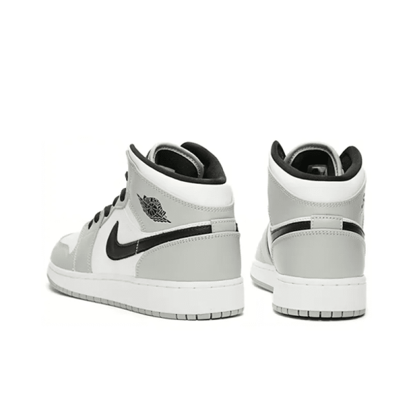Air Jordan 1 Mid GS 'Light Smoke Grey' 554725-092 - Drop - Image 6
